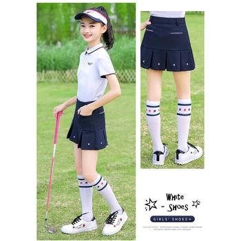 Детски обувки за голф PGM, водоустойчив ежедневни спортни обувки за момичета, дишащи нескользящие XZ121