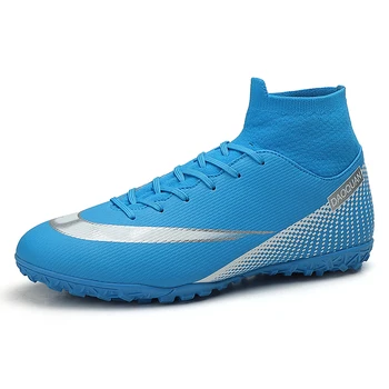 Качествени футболни обувки за ловкост на Едро Футболна обувки Messi Леки футболни обувки Society Спортни маратонки за футзала в голям размер