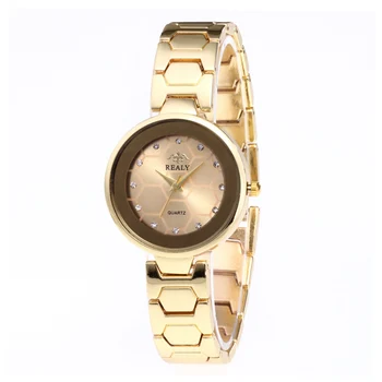 Нови Модни прости дамски часовник-гривна с кристали, ежедневни кварцови часовници, гривни, ръчни часовници Relogio Feminino дамски часовници