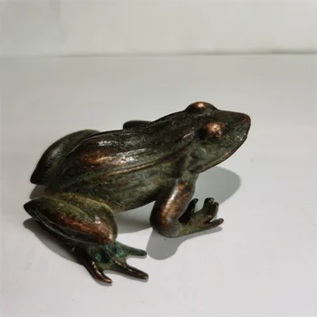 Изкуствена резба бронзови жаби от старата бронз