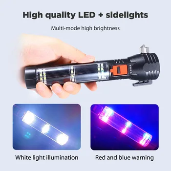 Светлини Алармени системи 8-в-1, USB-Осветление За Нощен Риболов, Прожектори, Силна Магнитна Акумулаторна Светлинното Инструмент за Къмпинг