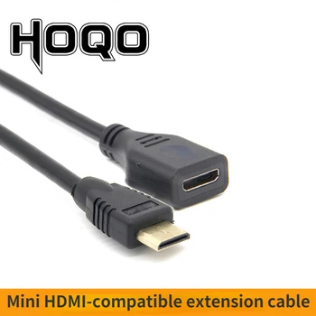 MINI HDMI-съвместим с превръщането майчинска удлинительным кабел, miniHD от мъжа към жената, мониторное обзавеждане, камера, кабел за пренос на данни на PC \ ТЕЛЕВИЗИЯ