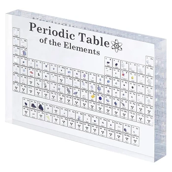 Периодичната таблица с реални елементи вътре, Таблица Измерения с реални елементи, Tabla Periodica Против Elementos Reales