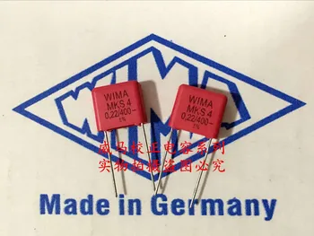 10 бр./20 бр. Германия кондензатор WIMA MKS4 400V0.22UF 400V224 220n P: 10 мм аудио кондензатор