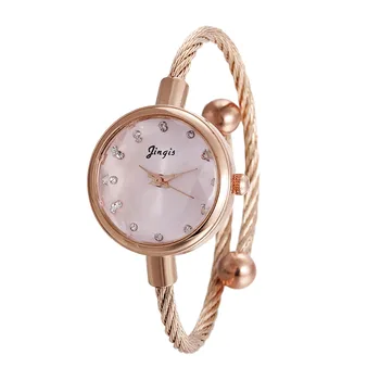 Елегантен дамски часовник с циферблат във формата на сърце от розово злато, лесен темперамент, студентски водоустойчив ръчен часовник от неръждаема стомана, луксозни дамски часовници с високо ниво