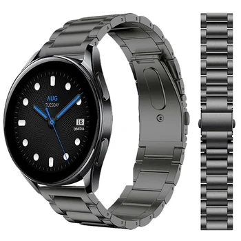 За Xiaomi Watch S1 Pro/S2 46-42 мм и Каишка за Умни часа Mi Watch цветен/Активни Титан Метална каишка 22 мм и Каишка за часовник Гривна Correa