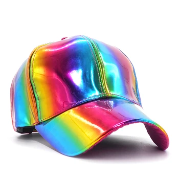 Нова луксозна лиценз за бейзболни шапки, които променят цвета на дъгата, за мъже, реквизит 