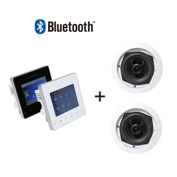 Bluetooth USB mini 2-CH 25wpa домашна аудио система фонова музика в настенном усилвател с 2 бр 5 