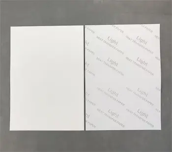 Висококачествена хартия за мастиленоструен печат А4 с теплопередачей, лека тениска от 100% памук