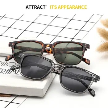 Хип-Хоп, Ретро Реколта Дамски Слънчеви Очила Дамски Модни Шофьорски Очила Дамски Слънчеви Очила Мъжки Нюанси Квадратни Слънчеви очила