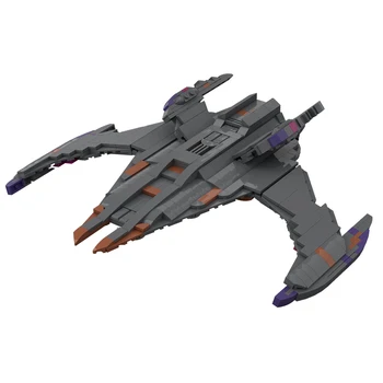 Авторизованная модел на космически кораб MOC-115454 Battlecruiser, строителни блокове в sci-fi стил, набор от MOC (542 бр.)