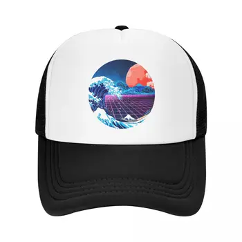Synthwave Space: Голямата вълна от Канагавы [synthwave / vaporwave /retrowave /киберпънк] бейзболна шапка забавно мъжка шапка Дамски