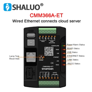 SmartGen CMM366A-ET Жични Ethernet CMM366A WIFI Облачен Сървър, Комуникационен Модул за Интернет-Монитора Панел за Управление на резервни Части За Генератор
