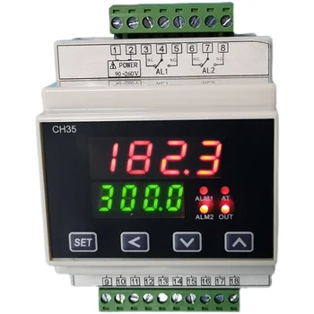 Регулатор на температурата за употреба рейки с контролирана температура PID цифров дисплей регулатор на температура pt100 K