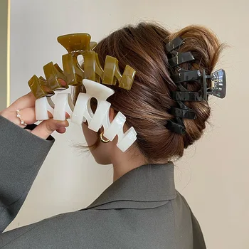 2023 Нередовни Акрилни Нокти за коса, за Жени, Проста Елегантна Шнола за Коса за Момичета, Фиби, във формата на Акула и Раци, Корейски Модни Аксесоари За Коса