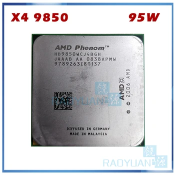 AMD Phenom X4 9850 Quad-core настолен процесор 2,5 Ghz HD9850WCJ4BGH HD985BWCJ4BGH 95 W Конектор AM2 + 940pin