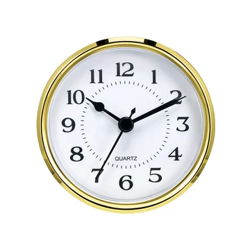 Кръгла части за часовници кварц с арабски цифри, комплекти за вземане часов механизъм със собствените си ръце, 5 опаковки, 90 mm