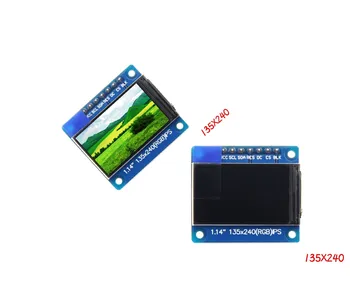 Нов цветен экранный модул 1,14-инчов IPS-цял екран TFT-LCD дисплей с SPI сериен порт 135x240