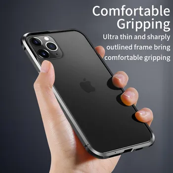 Алуминий Метален Калъф-Броня За iPhone 12 Pro Max 12 Mini Case устойчив на удари Ultralight Калъф-Броня За iPhone 12 Pro Max 12 Case