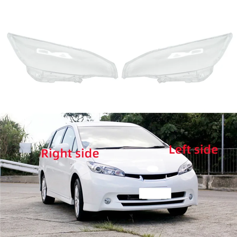 Автомобилна ляв фар, лампа, прозрачна Капачка за обектива, капачка фарове за Wish 2009-2015