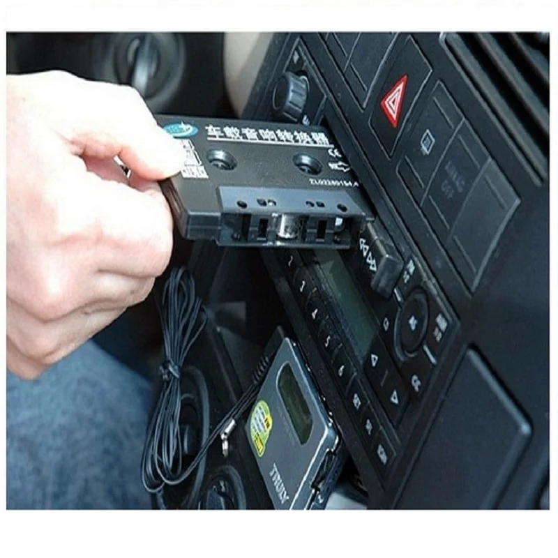 Универсален Автомобилен адаптер за лента лента Конвертор касети за Mp3 MP4 плейър Жак 3,5 мм за iPod Кабел За iPhone, AUX CD Плейър