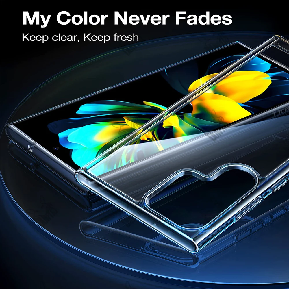Калъф за Samsung Galaxy S23 Ultra Plus прозрачен защитен калъф за вашия телефон, Нова прозрачен калъф за Samsung S23 Ultra Аксесоари