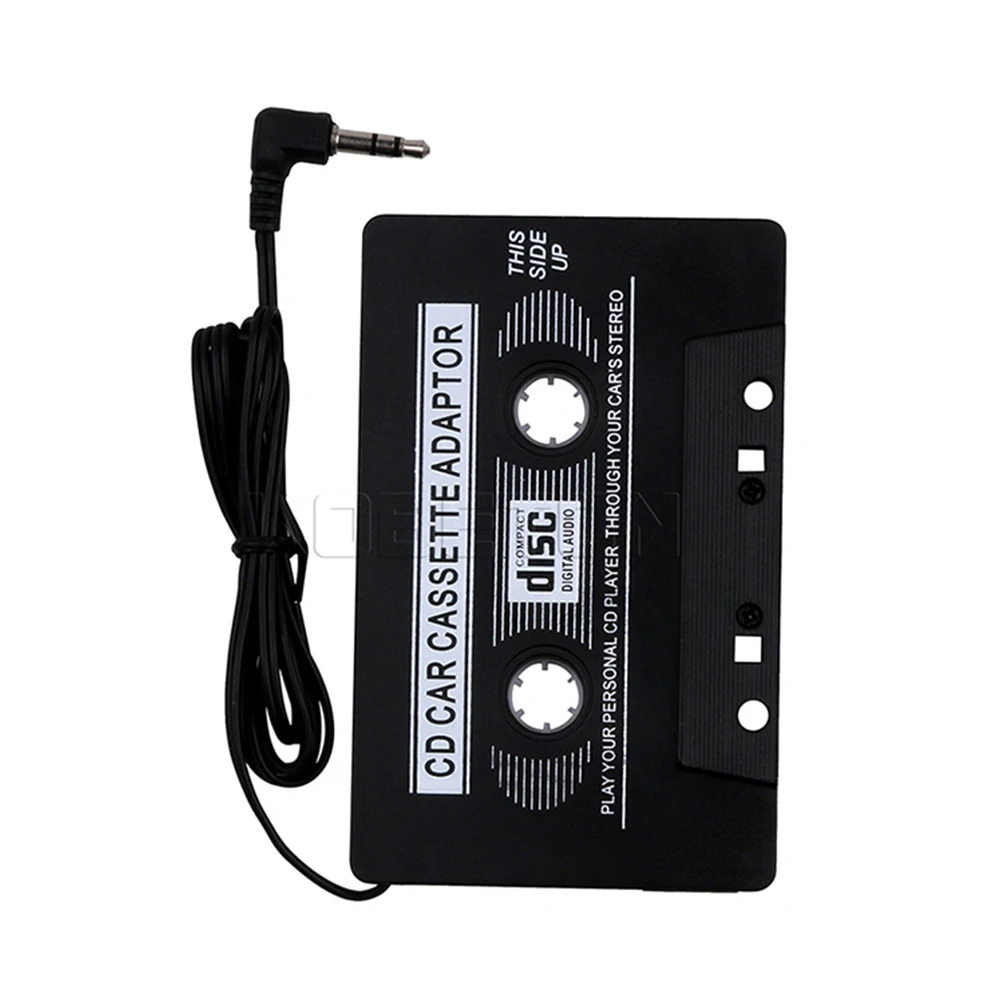 Универсален Автомобилен адаптер за лента лента Конвертор касети за Mp3 MP4 плейър Жак 3,5 мм за iPod Кабел За iPhone, AUX CD Плейър