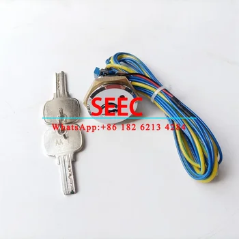 SEEC 2 КОМПЛЕКТА TAA431K2 Ключалката-ключ Асансьор с ключ AA1 Аксесоари за Асансьора Червен светодиод