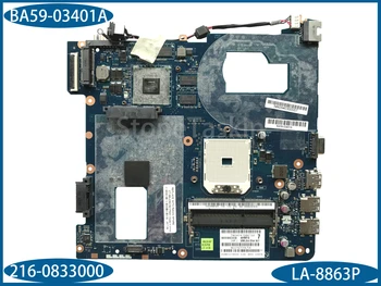 Висококачествена и оригинална BA59-03401A за Samsung NP355C4C NP355V5C дънна Платка на лаптоп QWLE4 LA-8863P 216-0833000 100% тествана