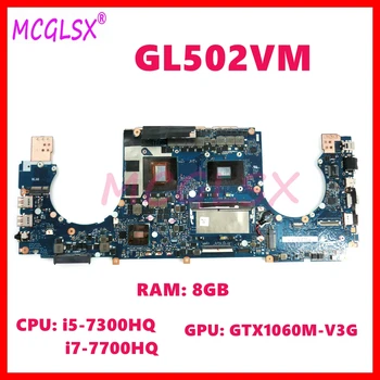 GL502VM дънна Платка За Asus ROG S5VM S5V GL502V GL502VM GL502VMK GL502VML GL502VMZ дънна Платка на лаптоп i5 i7-7th CPU GTX1060M GPU