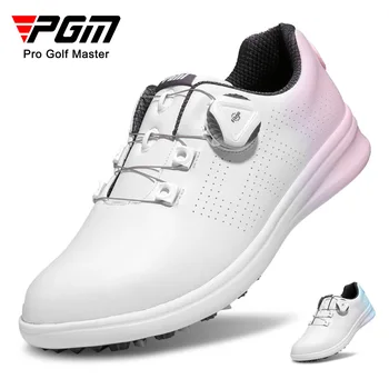 PGM/нови дамски маратонки за голф с градиентным дизайн, трендови маратонки Joker, водоустойчив обувки от полиуретан.