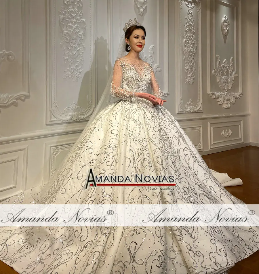 Amanda Novias Висококачествено Луксозно Сватбена Рокля NS4263