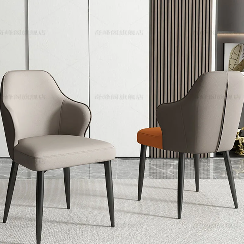 Възглавницата за хранене на стола в скандинавски стил, Луксозна Сватбена Кожа, Модерен акцент, Компютърен стол, Ергономична Комплекти мебели за стаята Muebles De Cocina