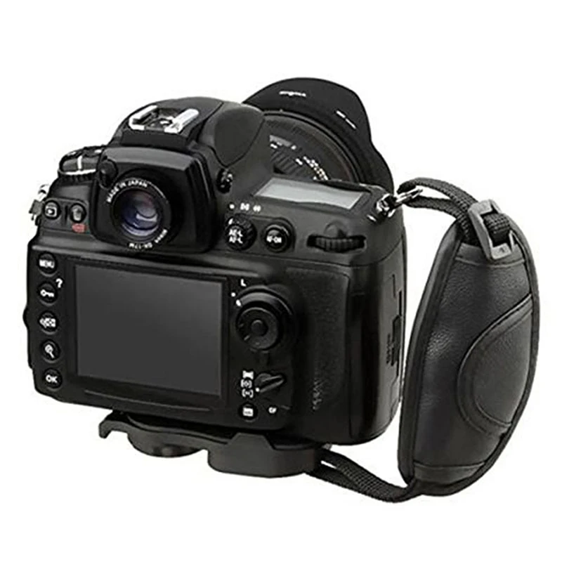 Ръкохватка, каишка за фотоапарат, каишка за ръка, изкуствена кожа, аксесоари за фотография на Nikon За цифрови огледално-рефлексни фотоапарати Canon