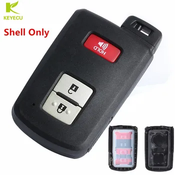 Подмяна на KEYECU Smart Remote Key Shell Case Fob 2 + 1Б за Toyota Avalon 2012-2015 Camry 2012-2015 RAV4 2012-2015